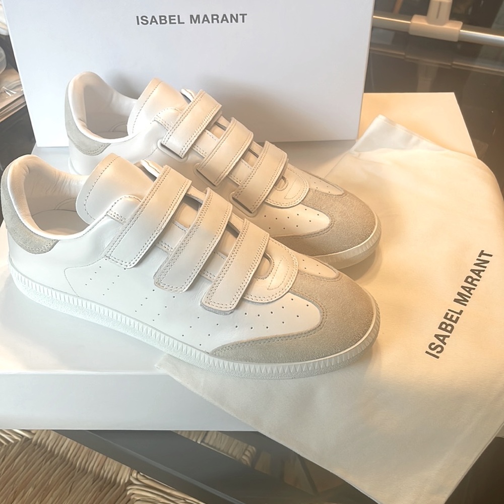 Isabel Marant Bethy White Classic Sneakers